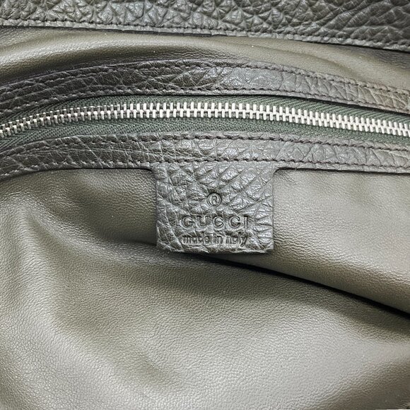 Gucci Green Python Bamboo Bar Bag - Picture 9 of 11